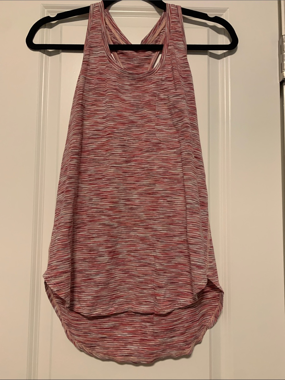 Lululemon Pink Space-Dye Racerback Tank, Sz 6
Good Condition